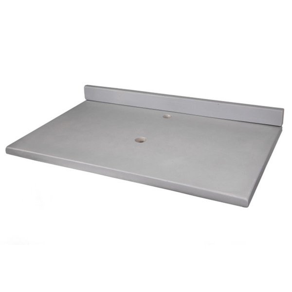 Eden Bath EB-N3722LG 37 x 22 in. Concrete Counter Vanity Top with Backsplash; Light Gray, Eden Bath, Mfr#: EB_N3722LG